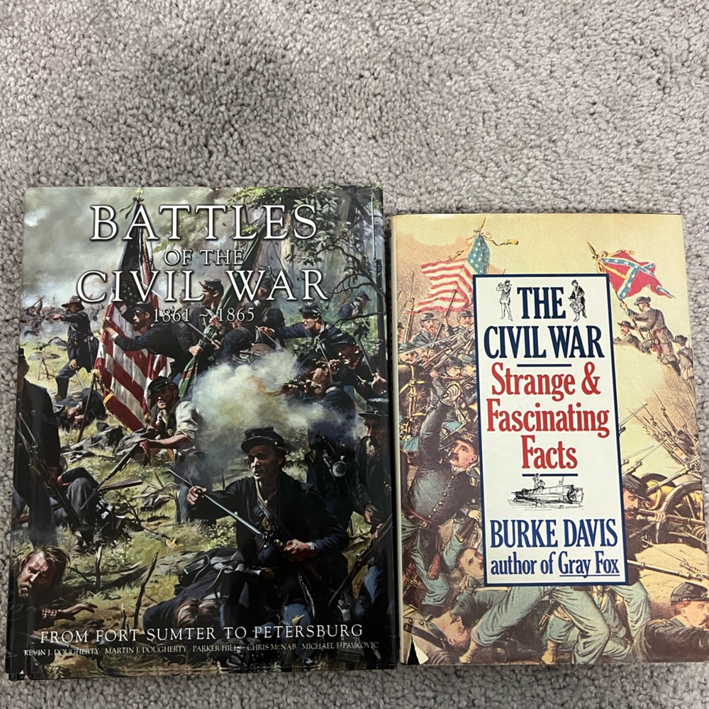Civil War books 2 books
